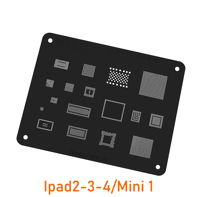 Wylie BGA реболлинг трафарет для IPAD 2 3 4 Mini1 A1432 A1458 Процессор Оперативная память Wi Fi Nand
