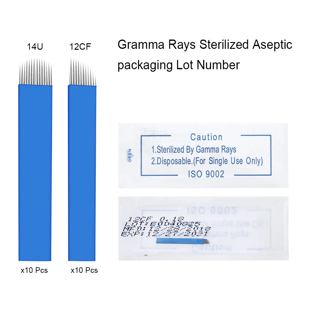 Новый комплект для микроблейдинга бровей ручка татуировки игла с пигментными