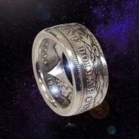 Винтажное кольцо с монетницей в стиле панк#5