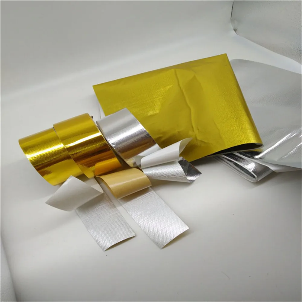 Золотая 2-Дюймовая изоляционная прокладка для выхлопной трубы