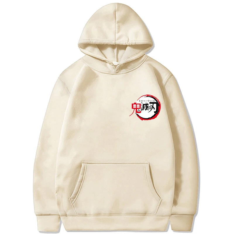 

Kimetsu No Yaiba Demon Slayer Hoodies Autumn Hooded Sweatshirts Men's Oversized Hoodie Harajuku Anime Clothes Kawaii Streetwear