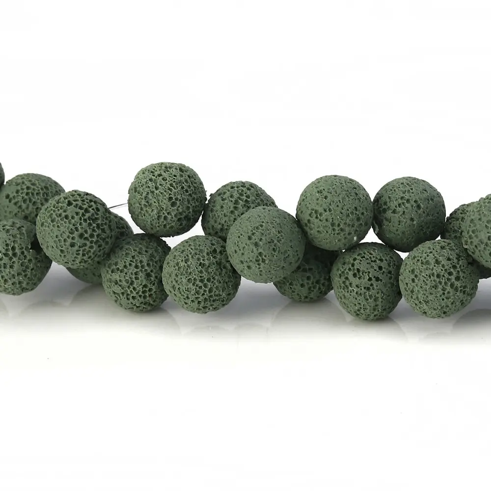 

8-9mm Polymer Clay Beads Round Lava Rock Beads Matte Dull Polish Agata Picasso Howlite Jewelry Making DIY Bracelet Minerals Bead
