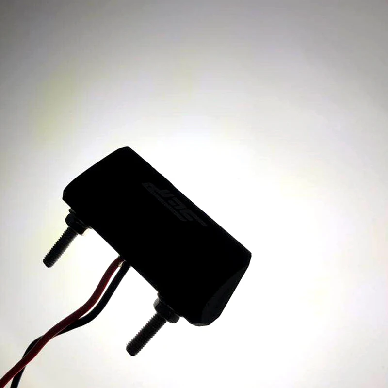 Motorcycle Universal LED License Plate Light Mount Bracket Bolt-on Lights Lamp For Scooter Refit Accessories |