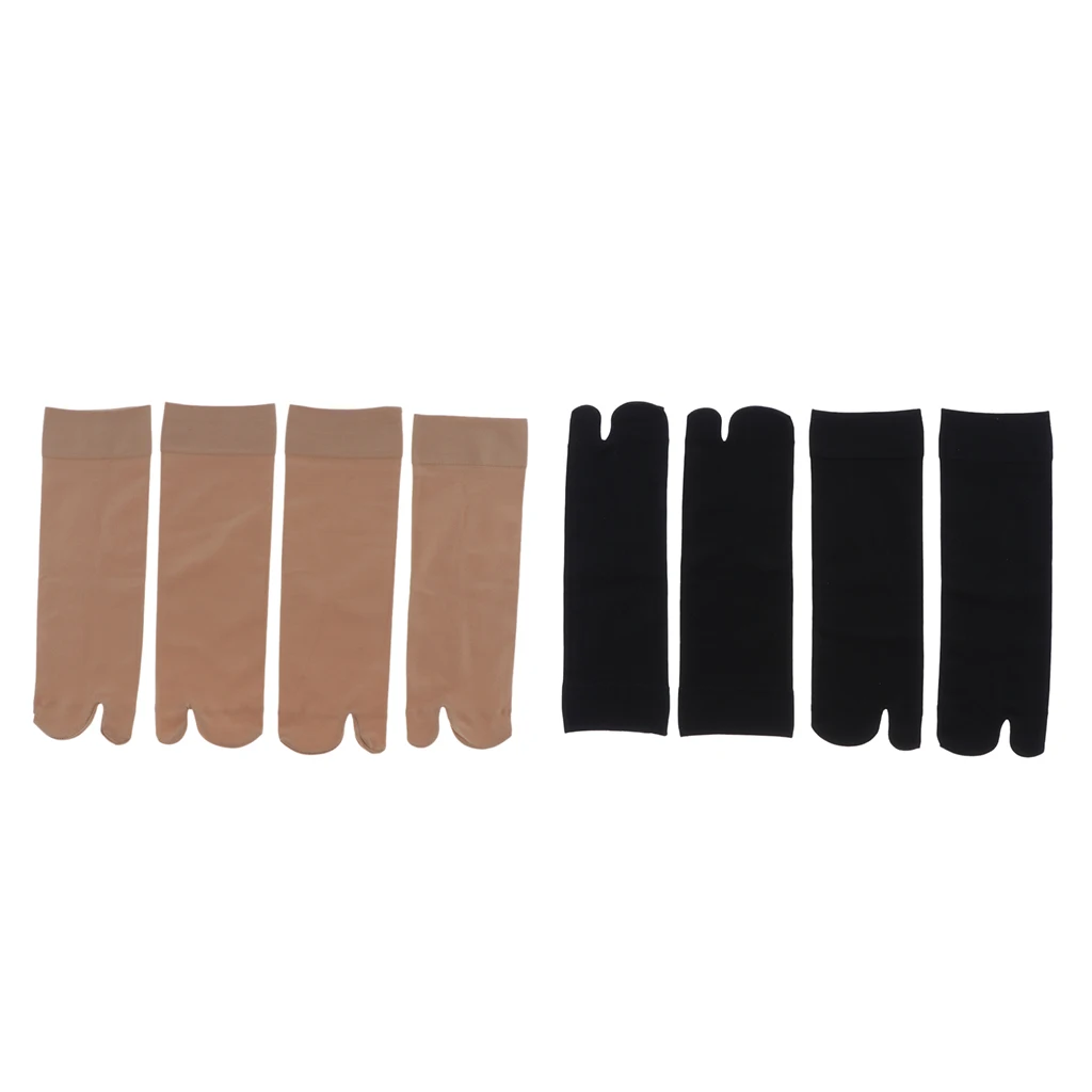 2 пары женские и мужские шелковистые Нескользящие дышащие короткие носки |