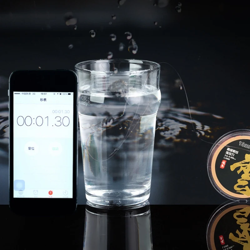 Сверхпрочная нейлоновая рыболовная леска 50 м износостойкая для пресной и