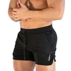 Шорты мужские спортивные для фитнеса, дышащая сетчатая быстросохнущая спортивная одежда, Джоггеры для тренировок, лето 2021