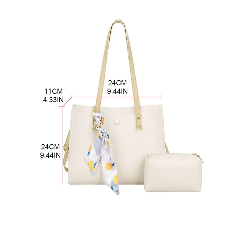 

Women Crossbody Bag Soft Leather Shoulder Bags Top Handle Handbags with Adjustable Straps Casual Tote Purse Set