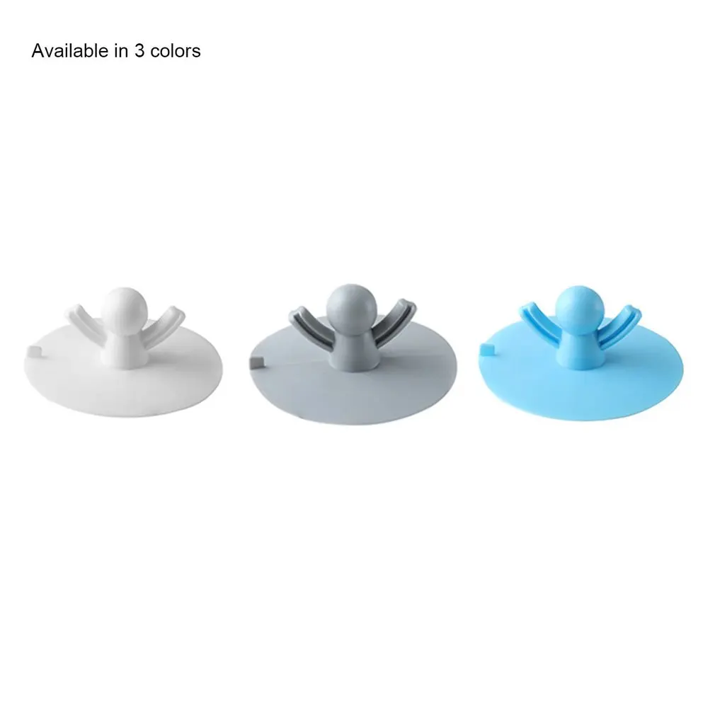 

Cute Villain Silicone Floor Drain Cover Sink Plug Sewer Bathroom Anti-odor Sewer Cover Anti-Clogging Kitchen Accessory
