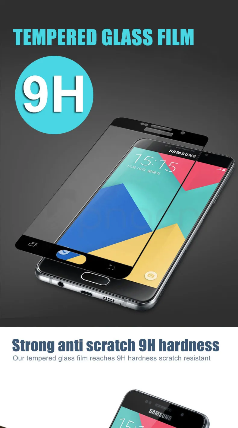 9D защитный Стекло на samsung Galaxy A3 A5 A7 J3 J5 J7 Экран протектор для samsung S7 чехол с пленкой из закаленного стекла