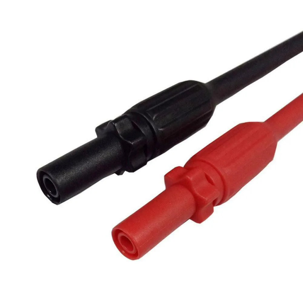 

2PCS 4mm Automotive Multimeter Test Lead Kit 10A Current Power Probe Wire Piercing Clip Tool Insulation Piercing Clip Test Probe