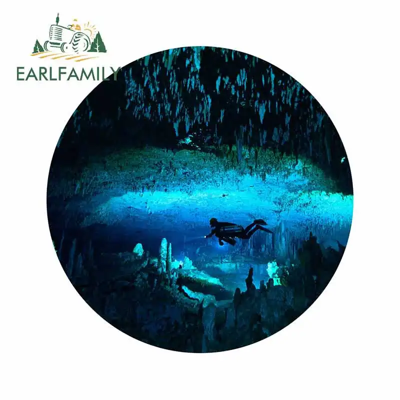 EARLFAMILY 13 см x 12 9 для пещеры ныряльщик Ныряние океан крутой подарок индивидуальная