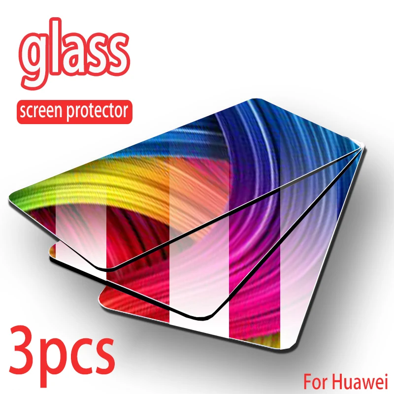 Защитное закаленное стекло 3 шт. для Huawei P30 P20 P40 P10 Lite Pro Защитная пленка экрана mate 10
