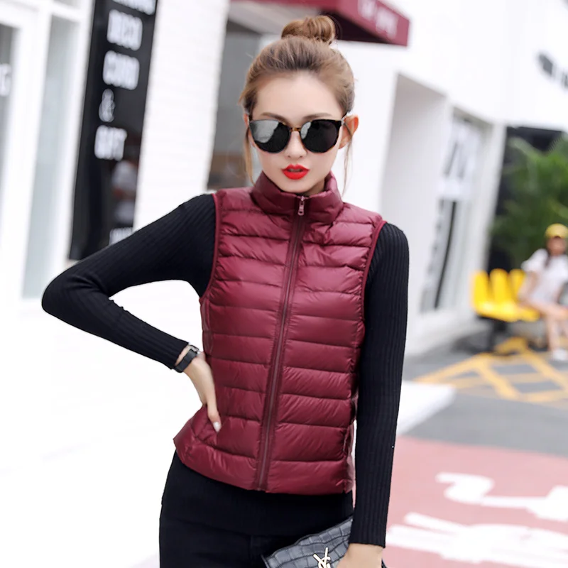Korean Down Coat Women'S Short Style Autumn And Winter 2021 New Jacket Liner Lightweight Thin Fashion Warm Vest