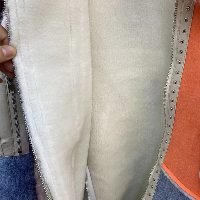 

Winter 2020 new products "women 's jackets and fur one - piece lamb wool move handsome ladies jacket