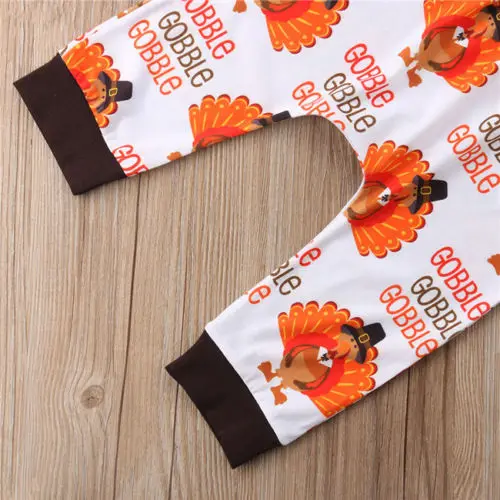 New Thanksgiving Day Clothes Newborn Baby Boy Girl Outfits Hoodie +Leggings Pants | Детская одежда и обувь