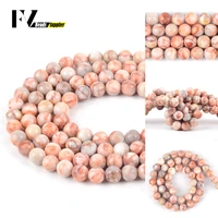 4 12mm natural red web rhodonite loose spacer round stone beads for jewelry making diy bracelets necklace needlework 15