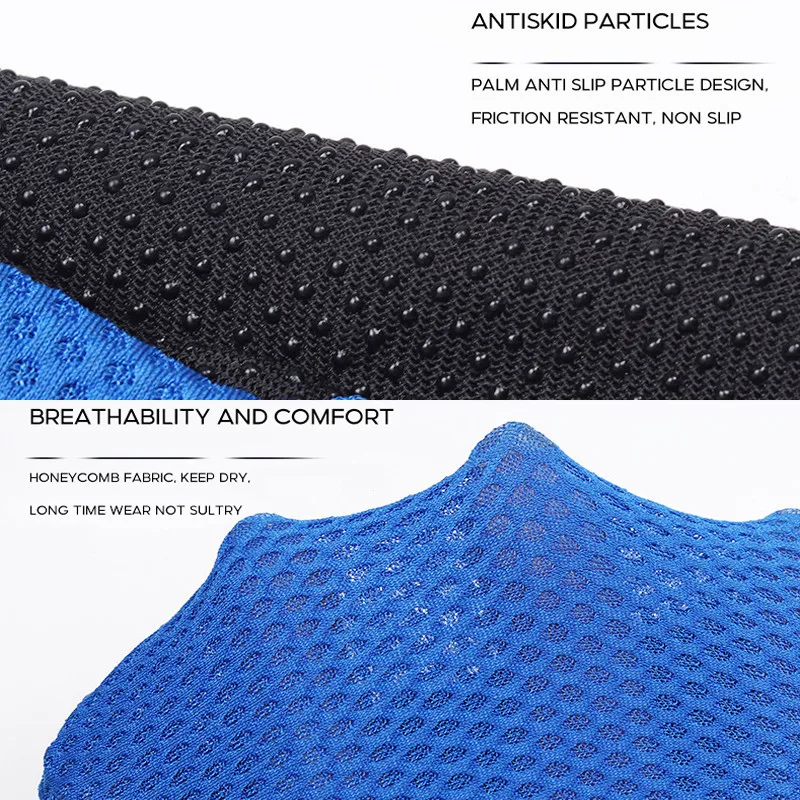 

Outdoor Fishing Mesh Gloves 2 Fingers Cut Waterproof Non-Slip Lady Men's Hand Protector Breathable Cylcing Sunscreen Gloves