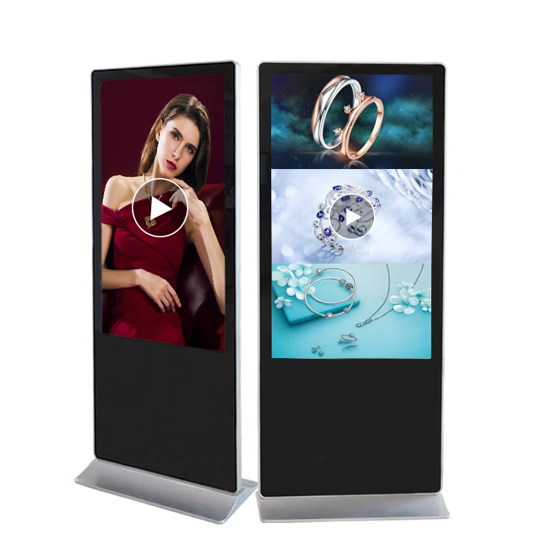 

65 inch vertical advertising player lcd digital signage totem kiosk