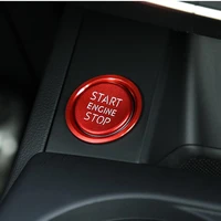 car styling engine start stop button ring case sticker circle for audi a4 a7 bt q5 8r b8 a5 8t a6 c7 auto accessories