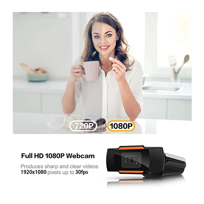 COFORCARE USB веб-камера HD 1080P PC Камера с двойной микрофон автофокусом для Skype Android ТВ