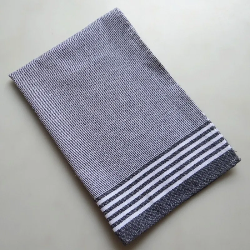 

Cotton and Linen Black and White Striped Napkin Kitchen Towel Small Tablecloth Tea Towel 50*70cm Placemat Kitchen Accessories