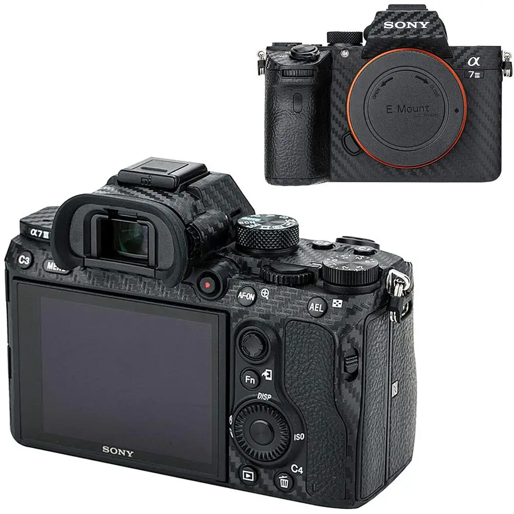Антиокислительная наклейка из углеродного волокна для камеры sony A7III A7M3 A7R3