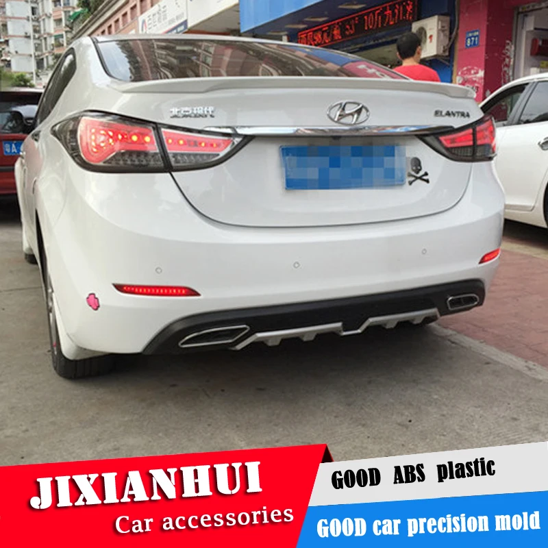 Спойлер для Hyundai Elantra 2012-2014 спойлер HBYW из АБС-пластика цветное заднее крыло