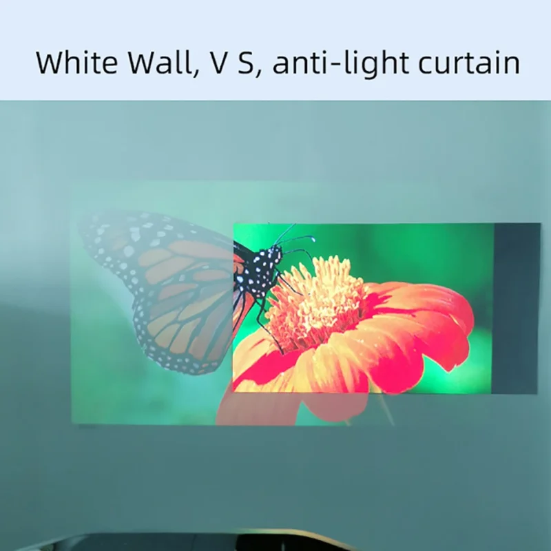 60 дюймов проектор складной Экран Портативный дома 3D HD металлический светильник