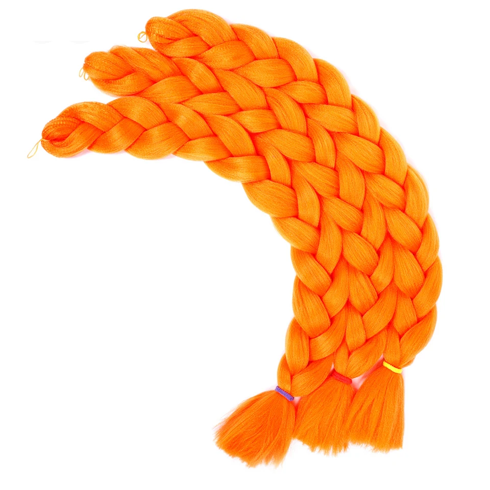 BUQI огромные синтетические накладные волосы на крючке Для женщин плетения