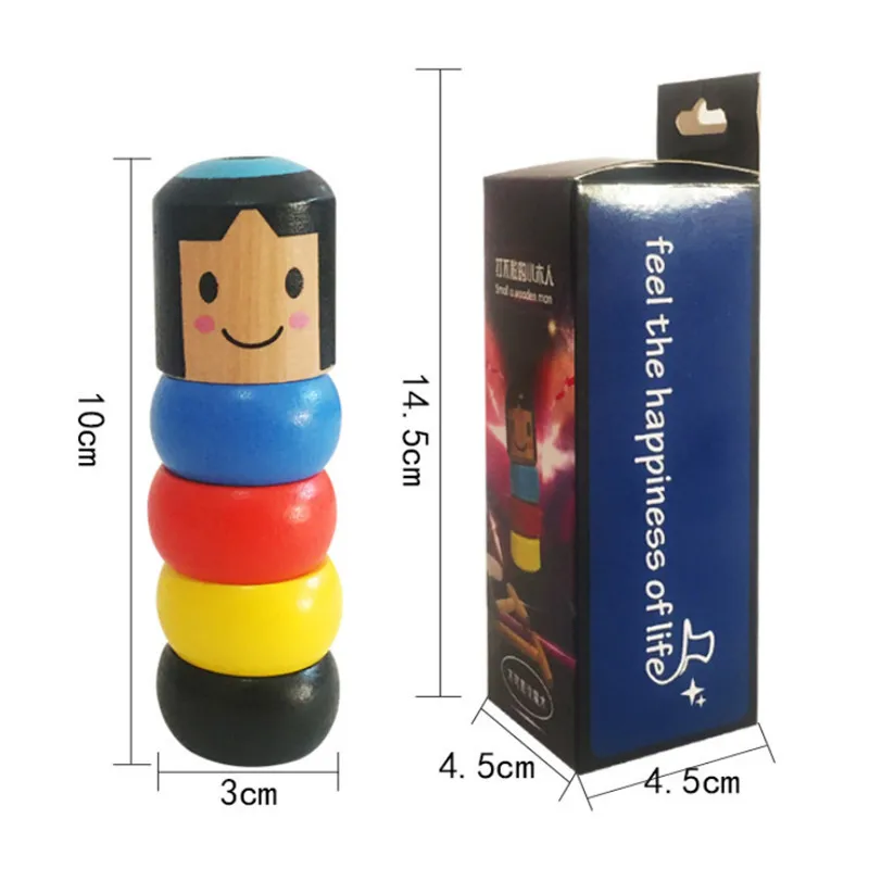 

Immortal Daruma Unbreakable Wooden Man Magic Toy Magic Tricks Close Up Stage Magic Props Comedy Mentalism Fun Toy Accessory