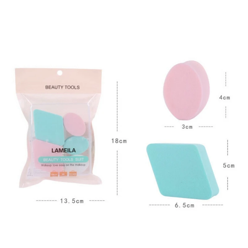 5 шт./упак. Для женщин Чистка для лица и тела пуховка пудры набор кисточек макияжа