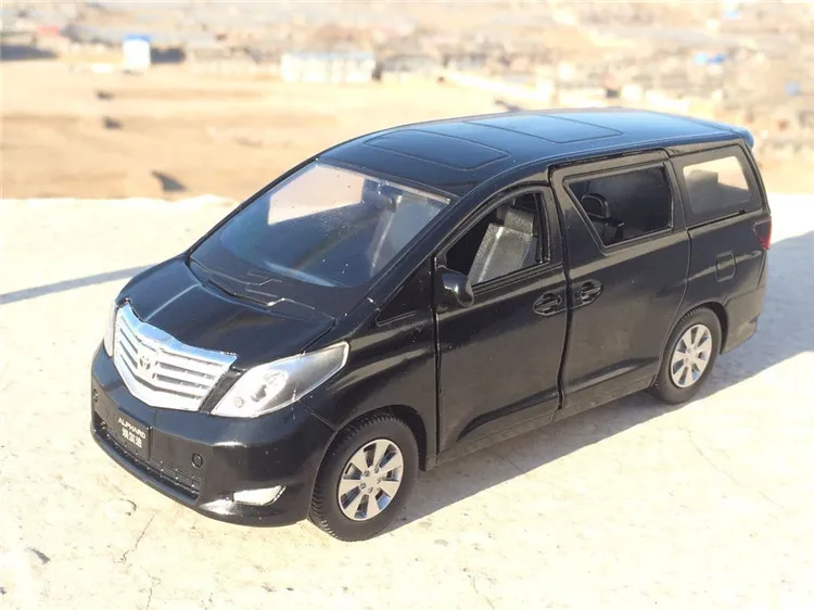 Высокая симитация 1:32 Toyota Alphard MPV модель из сплава Модель автомобиля 4 открыть дверь со звуком светильник детские игрушки