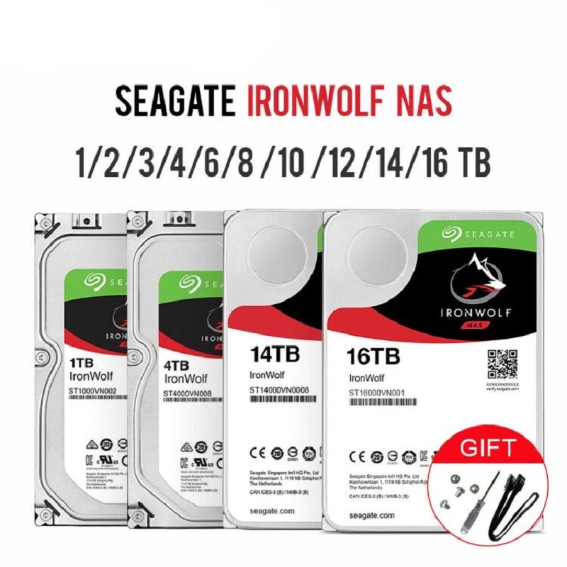 

Seagate IronWolf NAS 1T - 18T NAS 7200 об/мин 256 Мб кэш-памяти внутренний механический жесткий диск высокая скорость/некоторые б/у графические карты