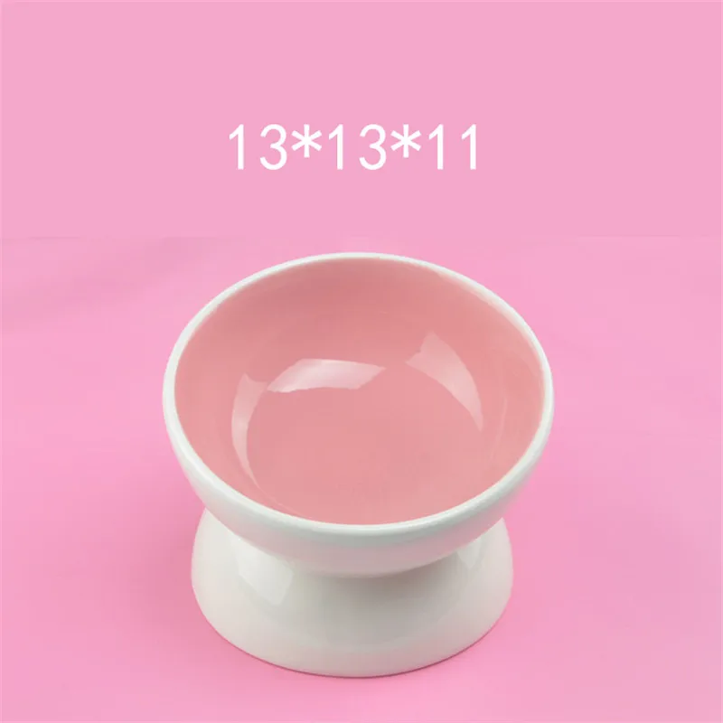 Новая миска для собак и кошек керамическая дорожная мультяшная Фидер кормления