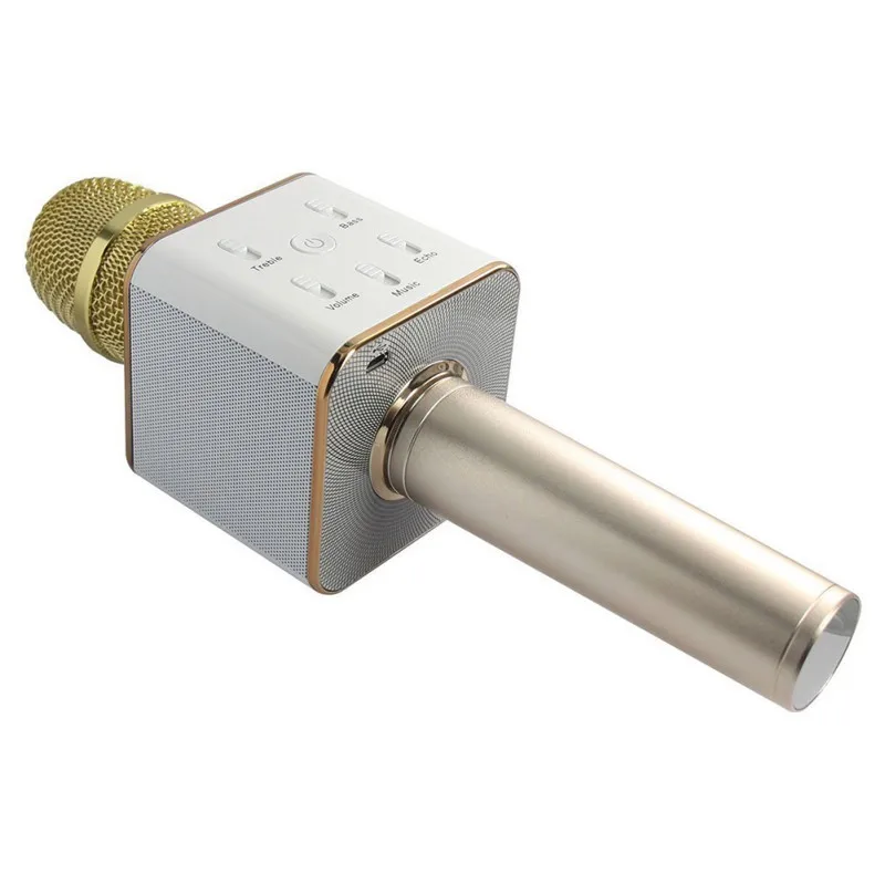 Беспроводной оригинальный брендовый Q7 Bluetooth караоке микрофон профессиональный