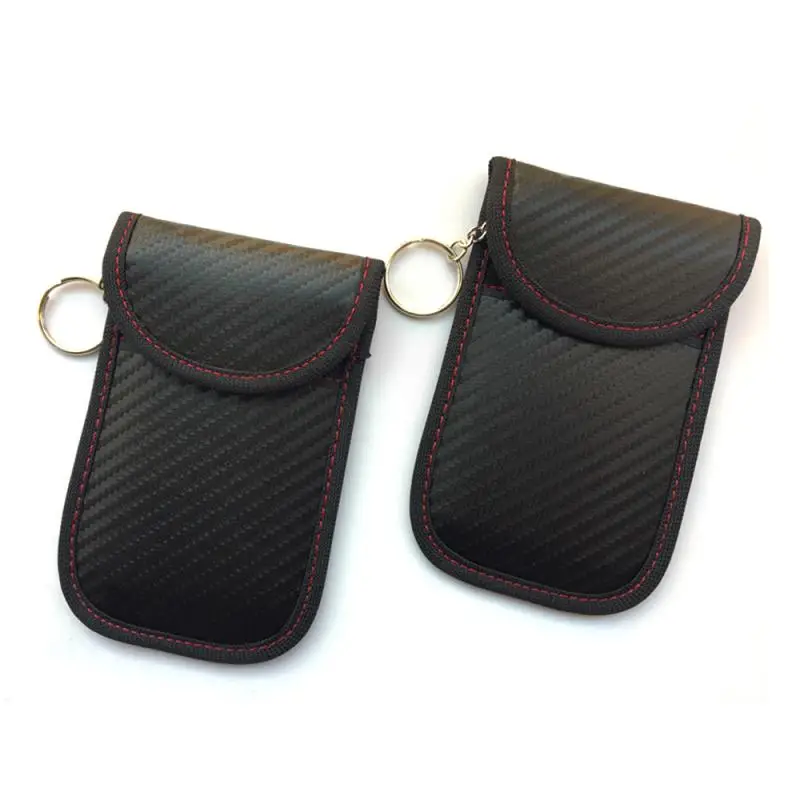 Anti-theft Car Shield Remote Control Key Set Carbon Fiber RFID Electromagnetic Shielding Package Safe Signal Blocking Case | Автомобили и