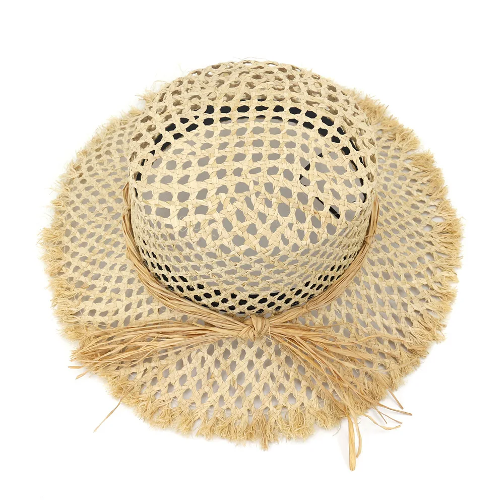 Соломенная шляпа Луффи женская летняя Солнцезащитная пляжная одежда с широкими