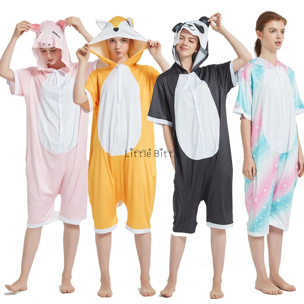 Кигуруми пижамы для мамы и детей комбинезон милая цельная Пижама пижама с