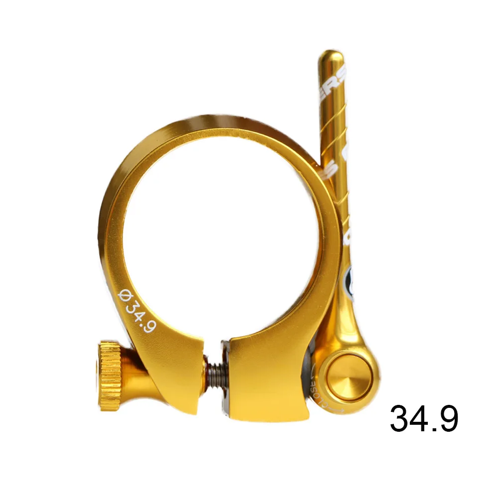 34.9mm gold Подседельный штырь для горного велосипеда стойка сиденья для велосипеда мtb Подседельный штырь зажим алюминиевый сплав водонепроницаемый и пылезащитный 31,8 мм 34,9 мм - Цвет: 34.9mm gold