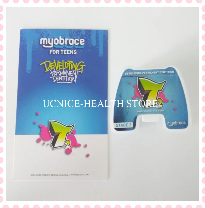 Myobrace ортодонтический бандаж T2 для подростков/стоматологический тренажер зубов