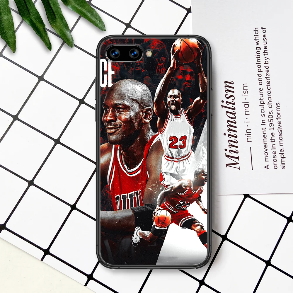 

Michael Basketball 23 Jordan Flying man Phone Case For Huawei Honor 6A 7A 7C 8 8A 8X 9 9X 10 10i 20 Lite Pro Play black Etui Tpu