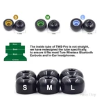 Насадки для наушников с эффектом памяти, беспроводные наушники-для Samsung Galaxy Buds, для Gear IconXдля Bragi Dash Pro, наушники My15 20