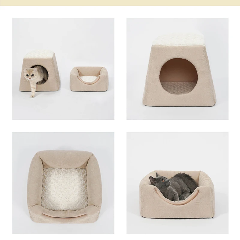 

Collapsible Foldable Cat House Cat Sofa Bed Pet Supplies for Cat Small Dog PAK55