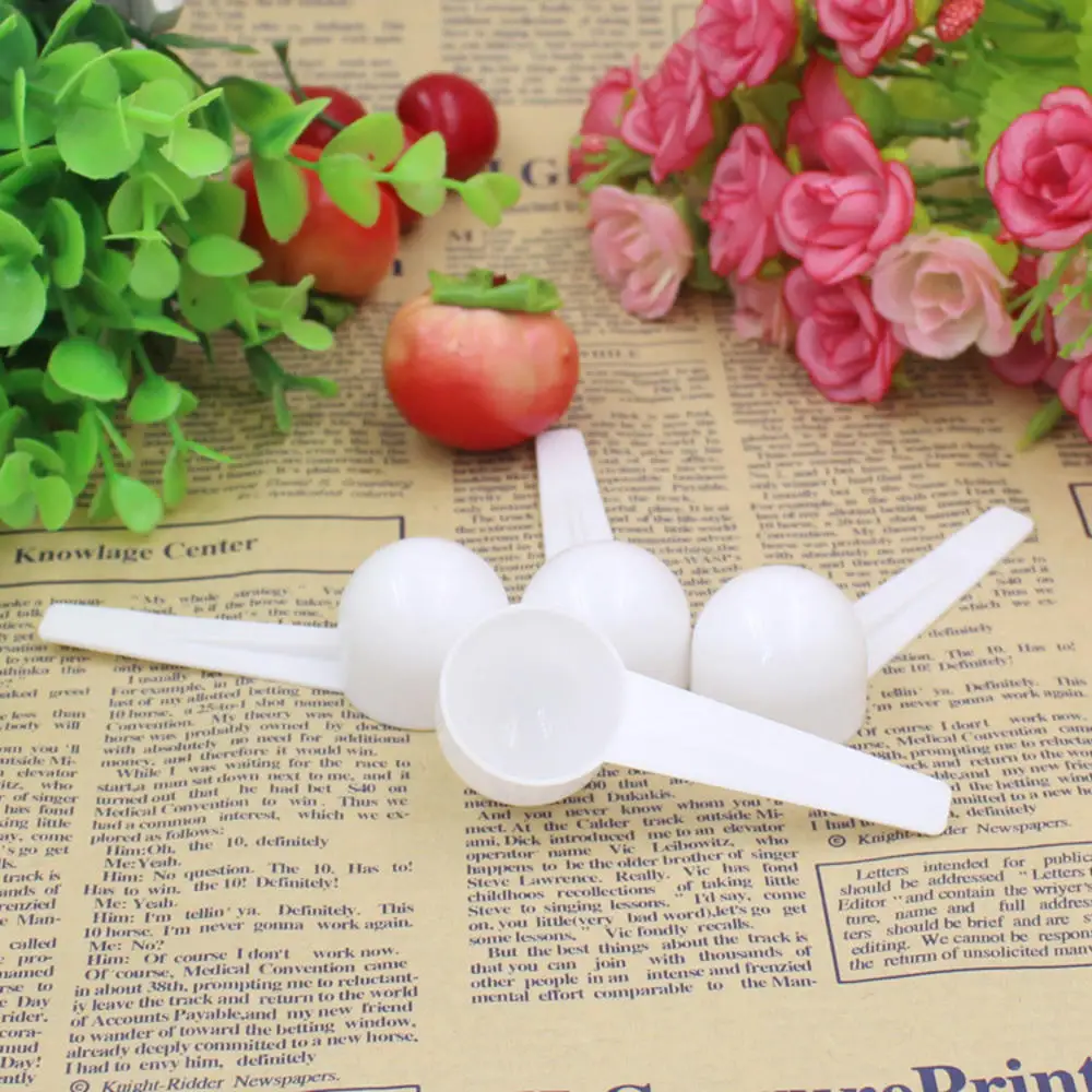 10Pcs 10ml 5g Food Grade Reusable Plastic Measuring Spoon Coffee Teaspoon Milk Powder Multifunctional Kitchen Spoons | Дом и сад