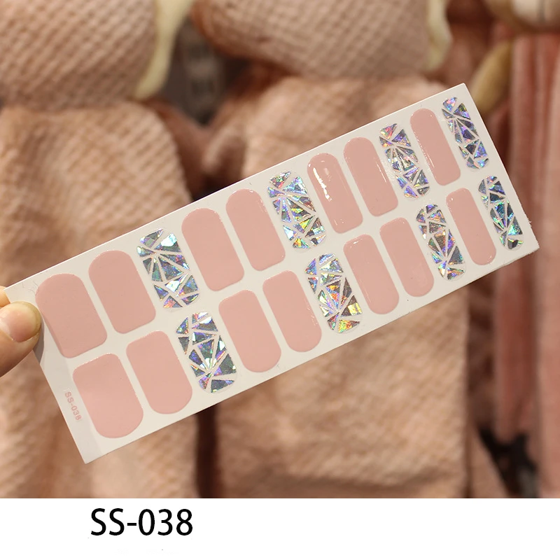 Новинка обертки для французских ногтей 22 накладки наклейки дизайна полоски