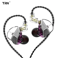 trn st1 1dd1ba 3 5mm hybrid technology in ear earphone hifi earphone earplug headset earbuds blance for video game