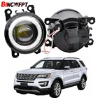 Светодиодные противотуманные фары, 2 шт., дневные ходовые светильник ни, 12 В, для Ford Explorer, Focus MK23, Fusion, Fiesta, Tourneo, Transit 2001-2015