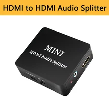 HDMI к аудио экстрактор Сплиттер оптический SPDIF 3 5 мм разъем