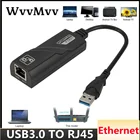 USB Ethernet адаптер Сетевая карта USB Lan Мини Сетевой адаптер USB к RJ45 101000 Мбитс Lan USB RJ45 карта для Mac ПК ноутбука