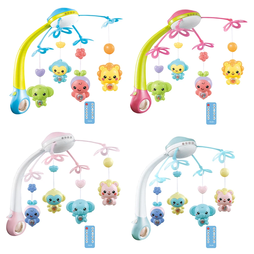 Мобиль для детской кроватки с Bluetooth управлением проекционное музыкальное кольцо